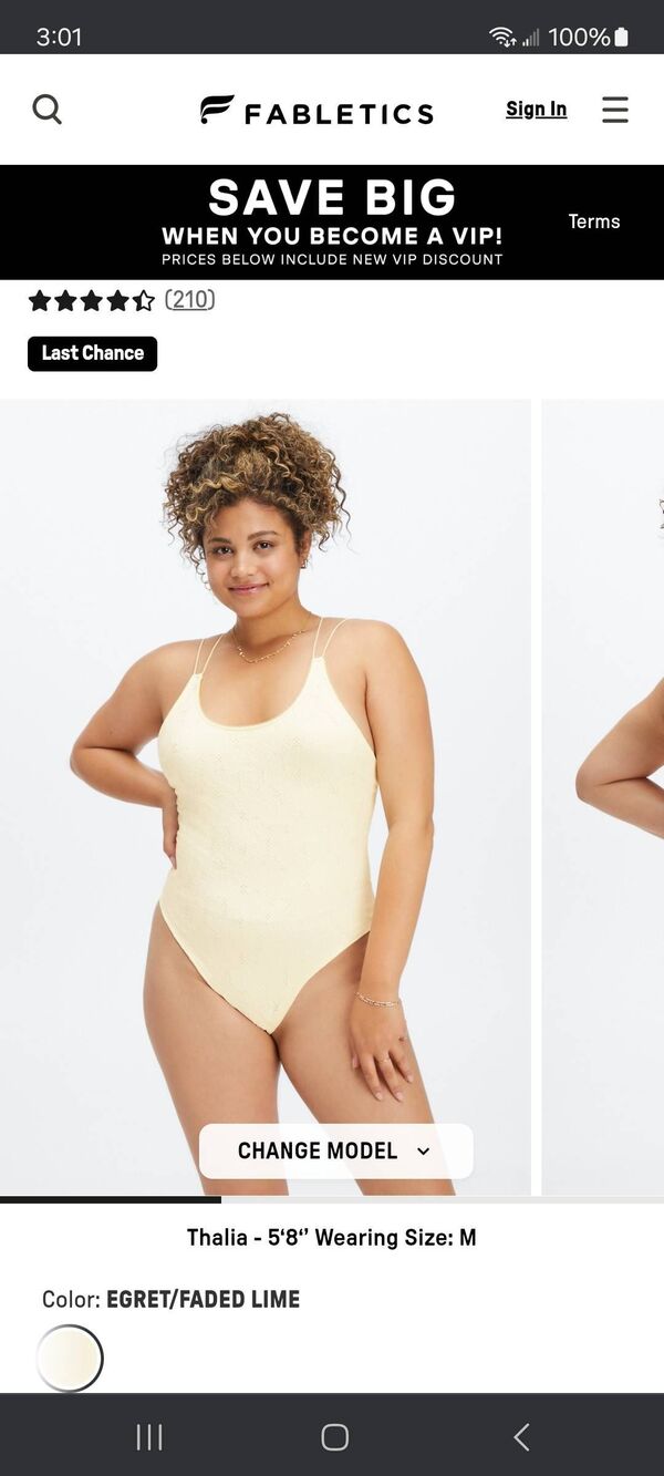 New XS Fabletics Egret Faded Lime Seamless Lace Bodysuit Sexy Comfort NWT